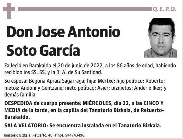 Jose Antonio Soto García