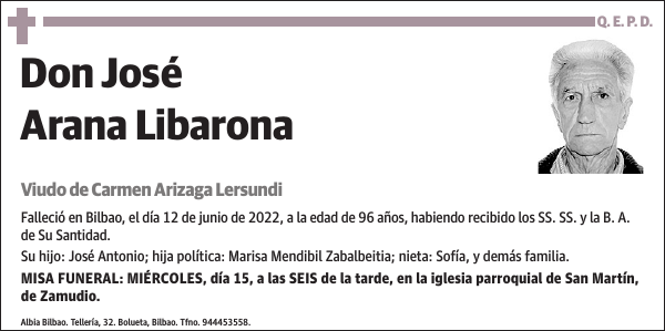 José Arana Libarona