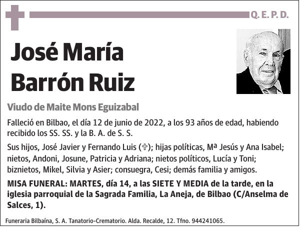 José María Barrón Ruiz