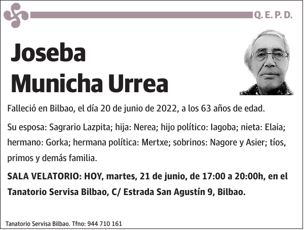 Joseba Municha Urrea