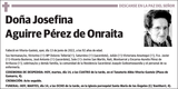Josefina  Aguirre  Pérez  de  Onraita