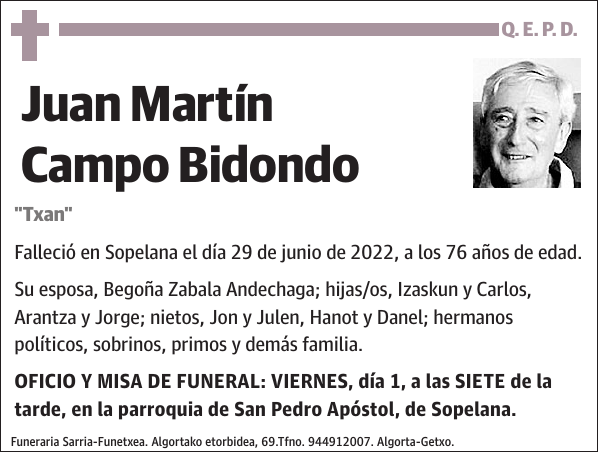 Juan Martín Campo Bidondo