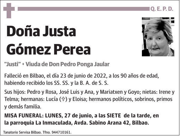 Justa Gómez Perea