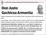 Justo  Gochicoa  Armentia