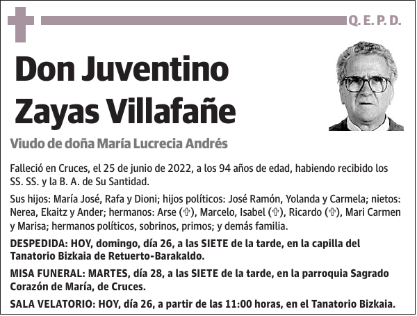 Juventino Zayas Villafañe