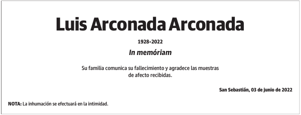 Luis  Arconada  Arconada