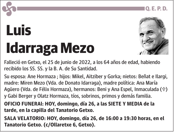 Luis Idarraga Mezo
