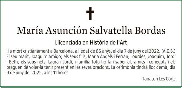 MARÍA  ASUNCIÓN  SALVATELLA  BORDAS