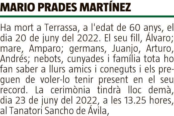 MARIO  PRADES  MARTÍNEZ