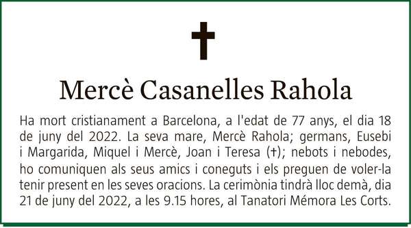 MERCÈ  CASANELLES  RAHOLA