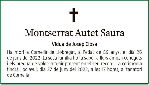 MONTSERRAT  AUTET  SAURA