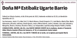 Mª  Estíbaliz  Ugarte  Barrio