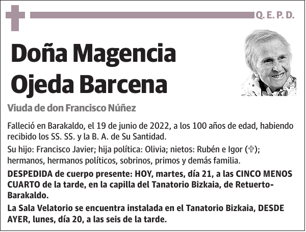 Magencia Ojeda Barcena