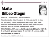Maite  Bilbao  Otegui