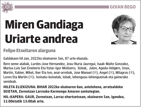 Miren Gandiaga Uriarte