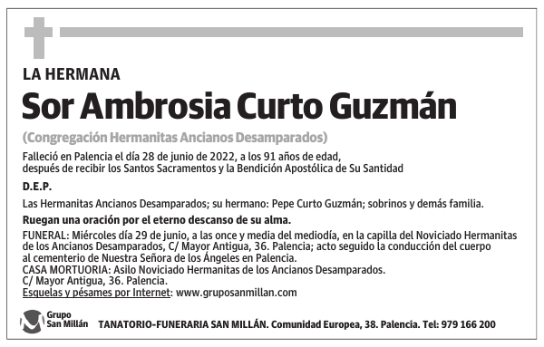 Sor Ambrosia Curto Guzmán