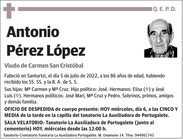 Antonio Pérez López