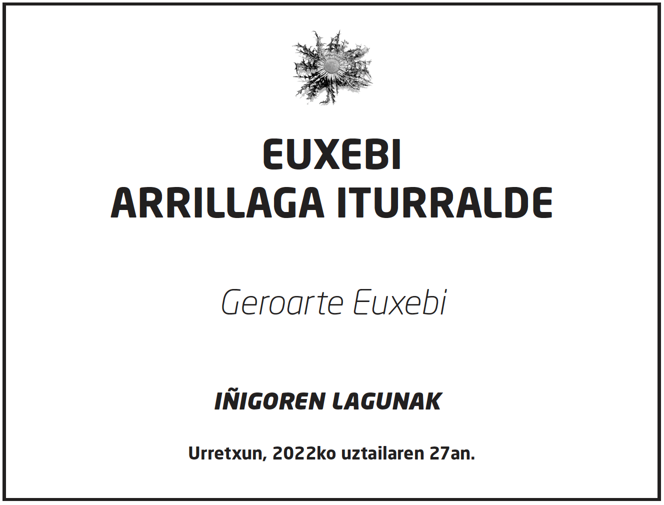 Arrillaga Iturralde