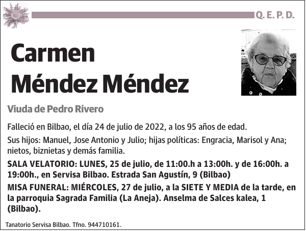 Carmen Méndez Méndez