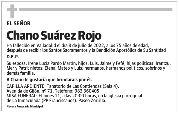 Chano Suárez Rojo