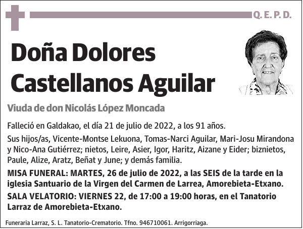 Dolores Castellanos Aguilar
