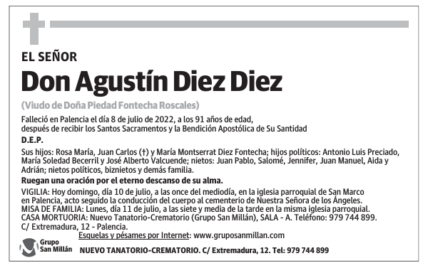 Don Agustín Diez Diez