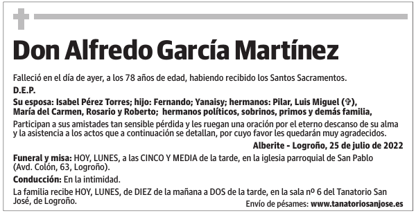 Don  Alfredo  García  Martínez