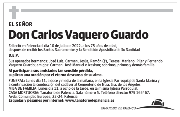Don Carlos Vaquero Guardo