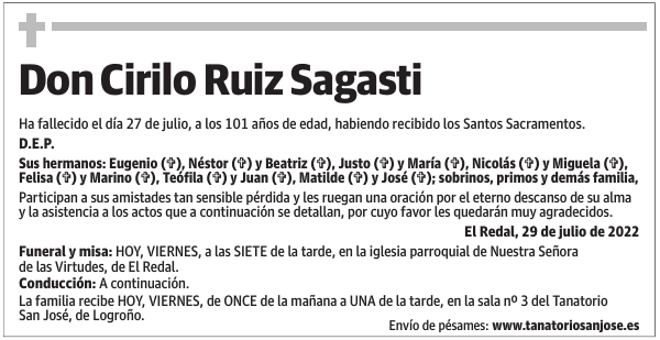 Don  Cirilo  Ruiz  Sagasti