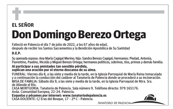 Don Domingo Berezo Ortega