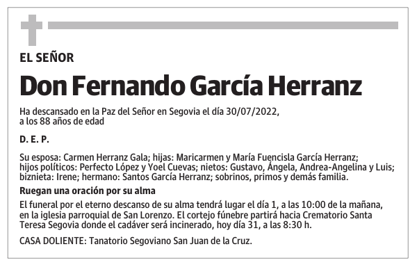 Don Fernando García Herranz