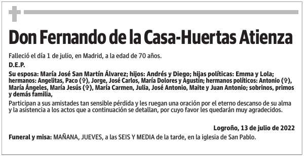 Don  Fernando  de  la  Casa-Huertas  Atienza