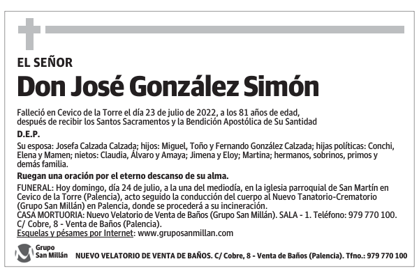 Don José González Simón