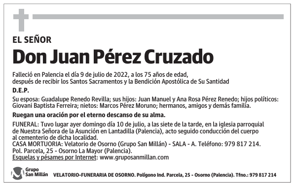 Don Juan Pérez Cruzado