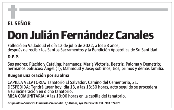 Don Julián Fernández Canales