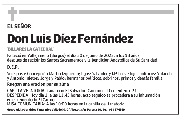 Don Luis Diez Fernández