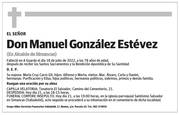Don Manuel González Estévez