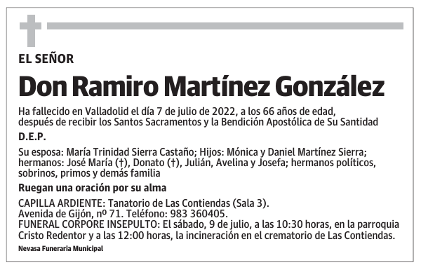 Don Ramiro Martínez González