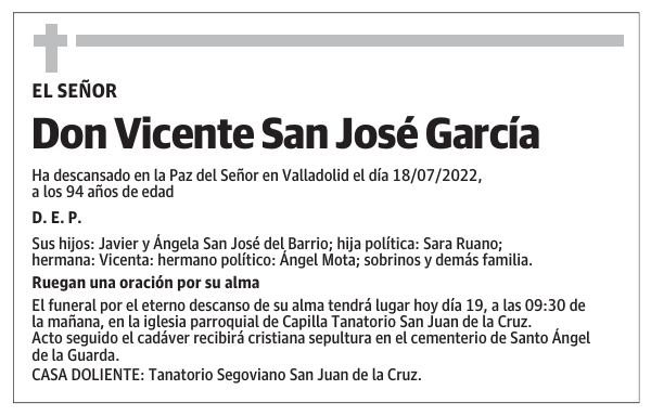 Don Vicente San José García