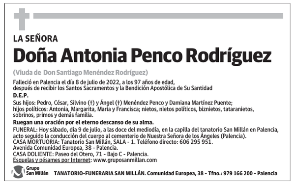 Doña Antonia Penco Rodríguez