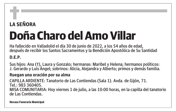 Doña Charo del Amo Villar