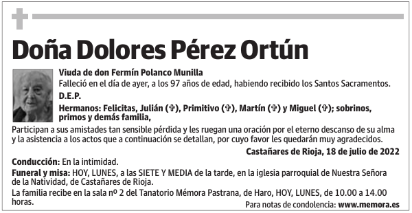 Doña  Dolores  Pérez  Ortún