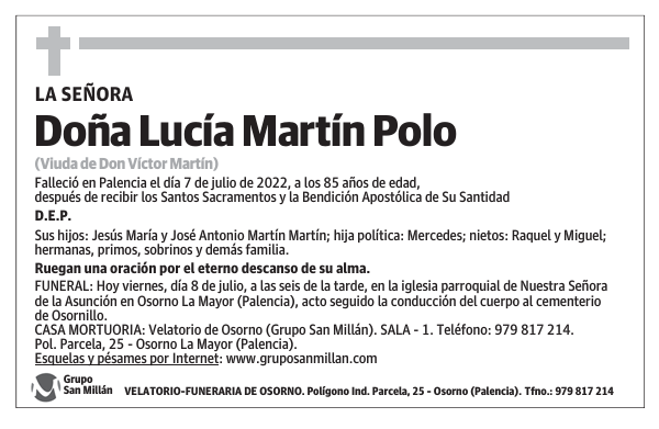 Doña Lucía Martín Polo