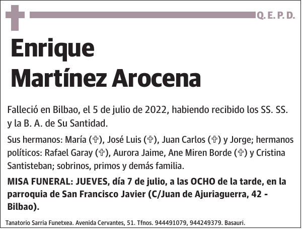 Enrique Martínez Arocena