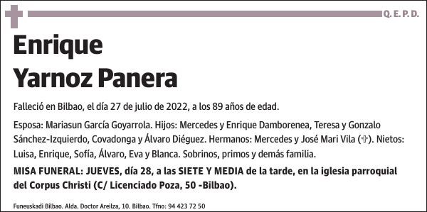 Enrique Yarnoz Panera
