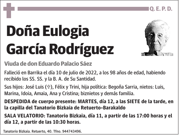Eulogia García Rodríguez