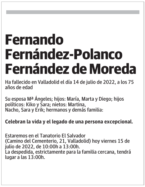 Fernando Fernández-Polanco Fernández de Moreda