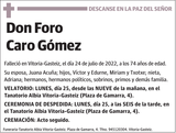 Foro  Caro  Gómez
