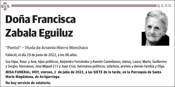 Francisca Zabala Eguiluz