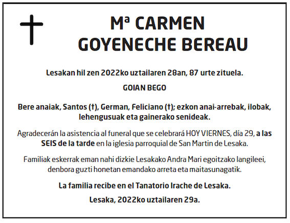 Goyeneche Bereau